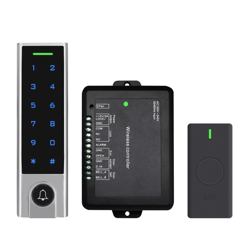 sistema de controle de acesso de porta sem fio, fácil de instalar